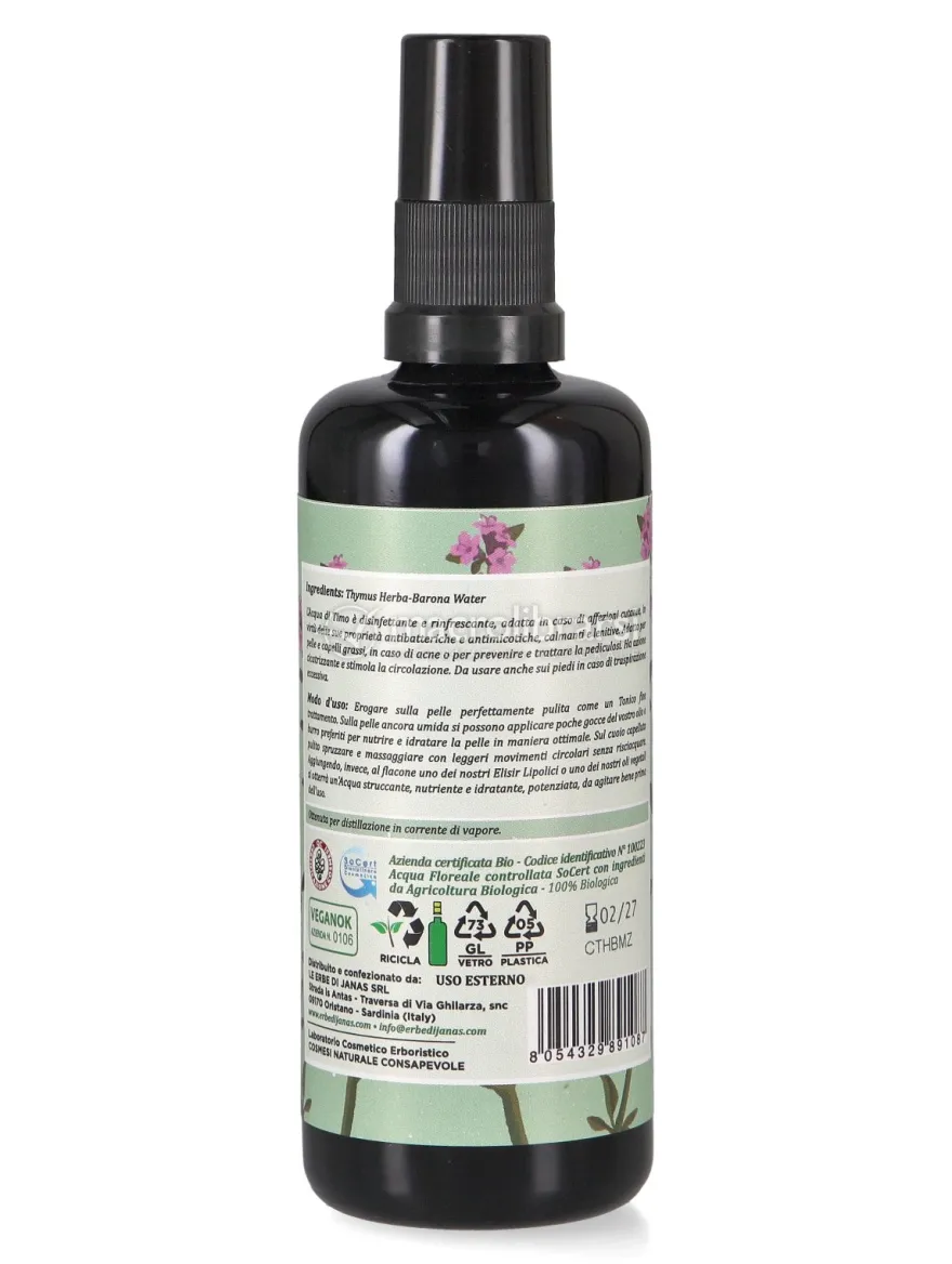Acqua di Timo Selvatico Bio