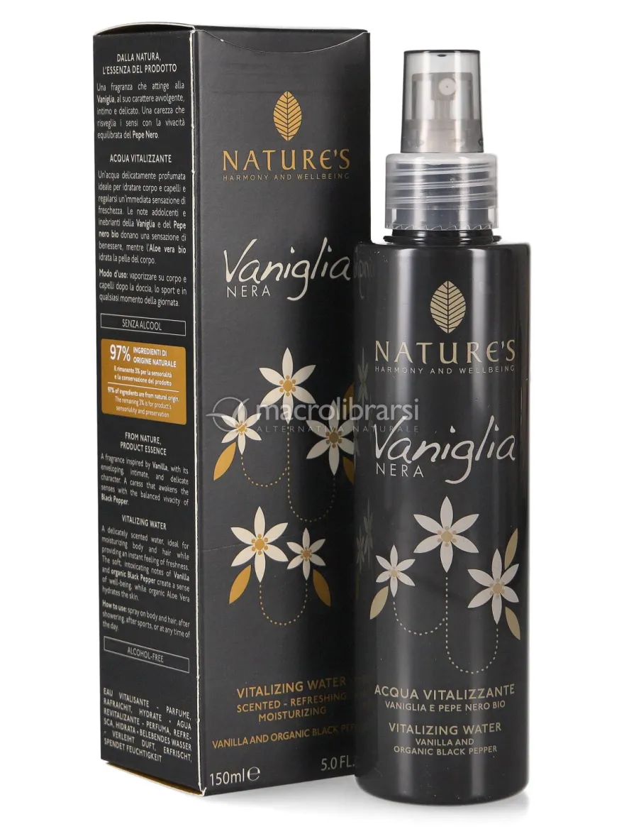Acqua Vitalizzante Vaniglia Nera