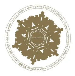 Adesivo per la Memoria dell'Acqua Amore e Gratitudine - Serie Crystal - Made in Italy