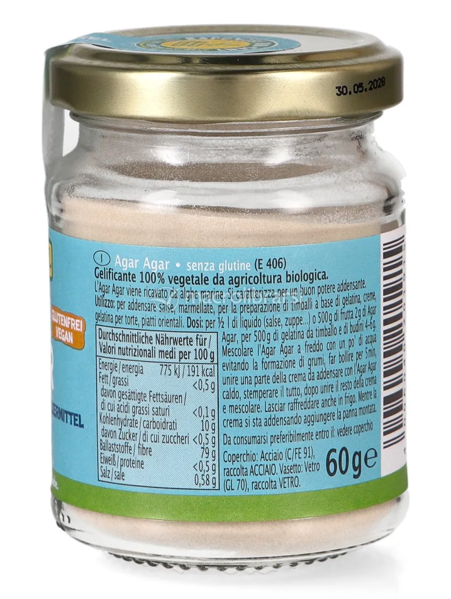 Agar Agar in Polvere Bio