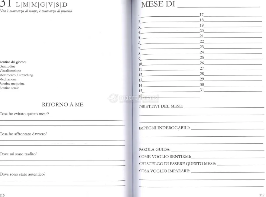 Agenda dell'Anima - Il Diario Interiore