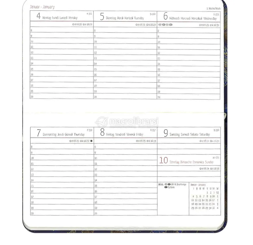 Agenda Mytimer Pad Pattern 2027