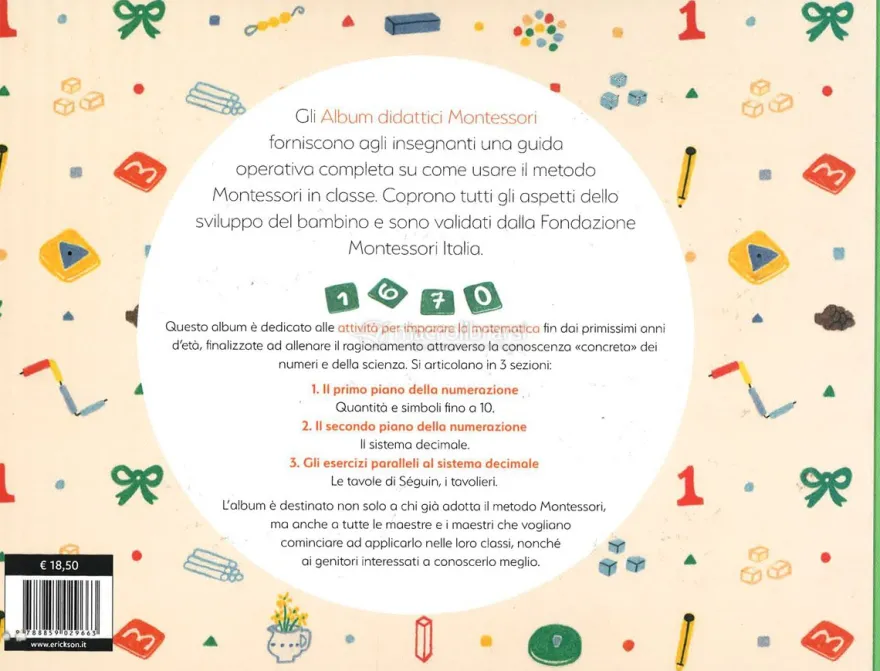 Album Didattico Montessori - Attività per Imparare la Matematica