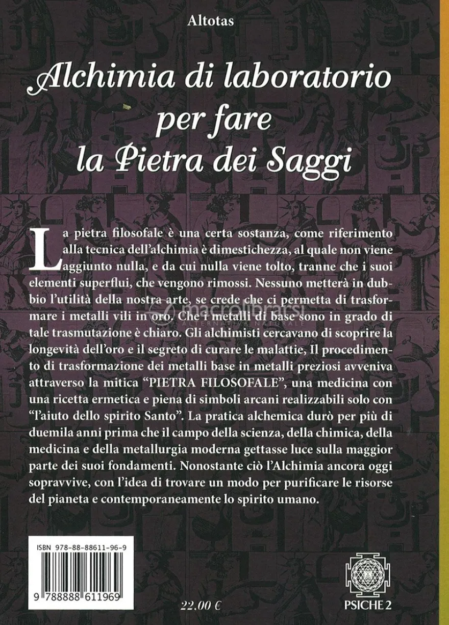 Alchimia di Laboratorio per Fare la Pietra dei Saggi