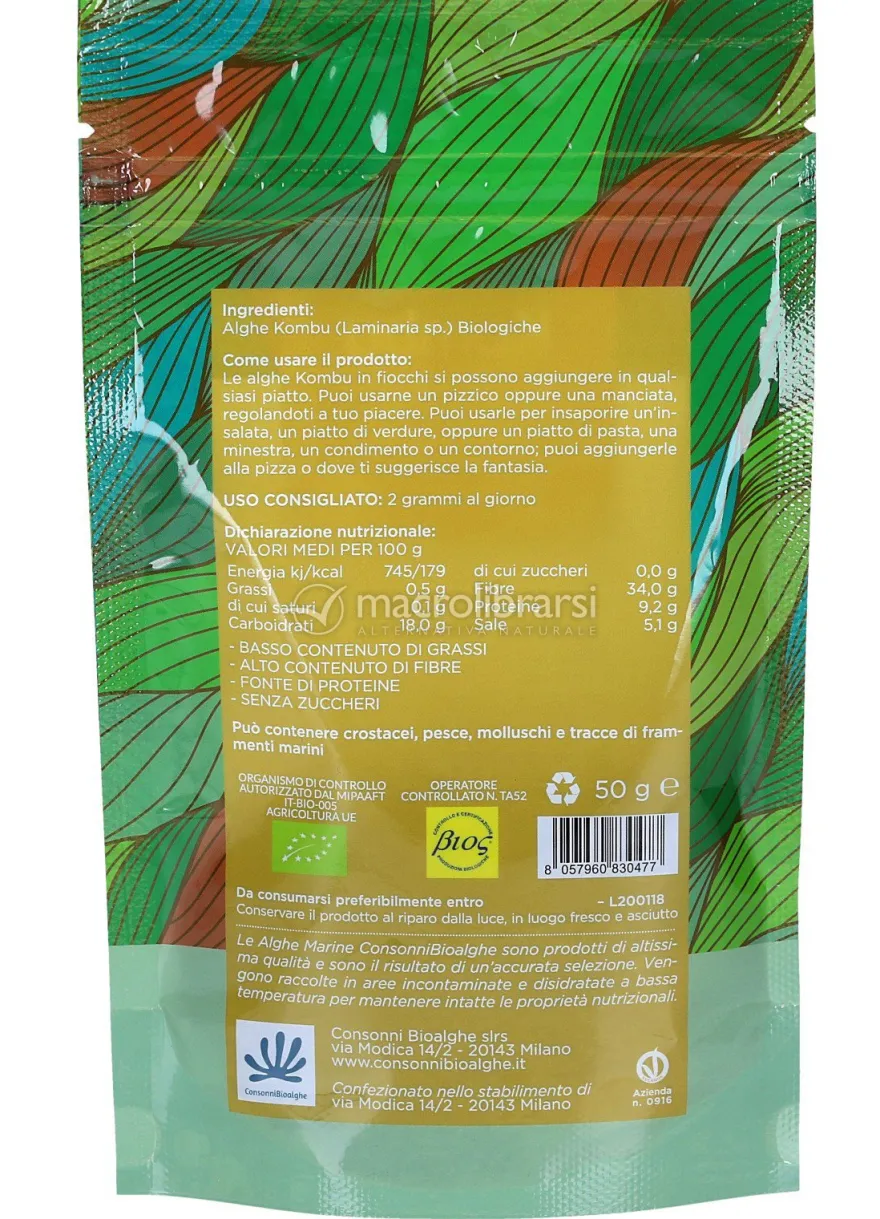Alghe Kombu in Fiocchi