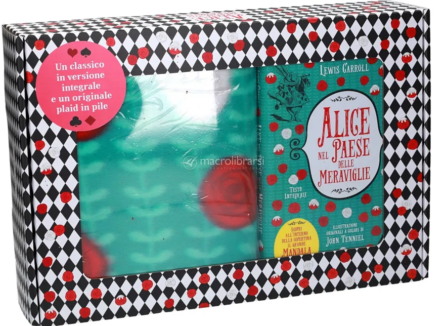 Alice nel Paese delle Meraviglie con Coperta in Pile
