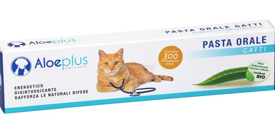 Aloeplus Pasta Orale Gatti - 15ml