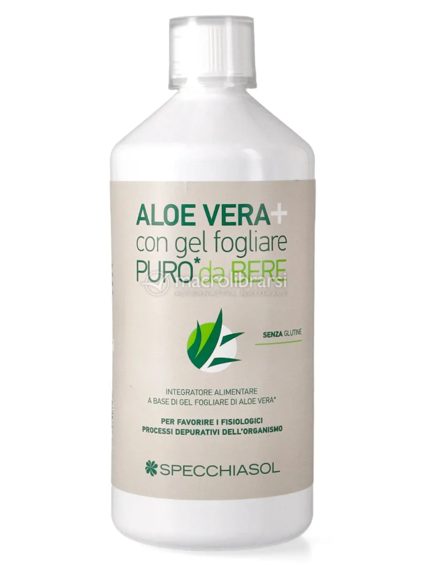Aloe Vera con Gel Fogliare Puro da Bere