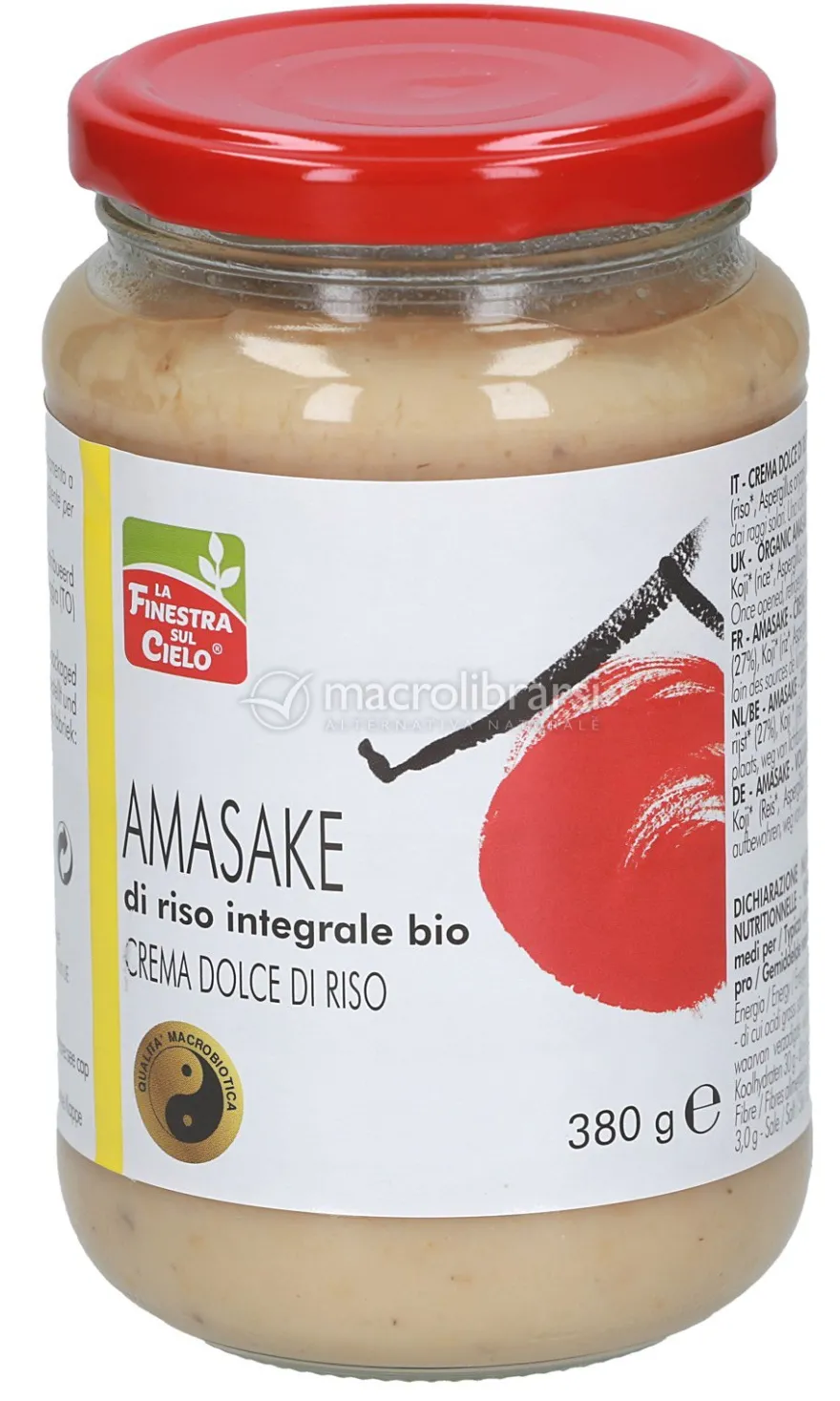 Amasake di Riso Integrale Bio - Crema Dolce di Riso