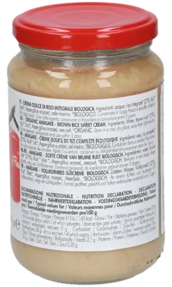 Amasake di Riso Integrale Bio - Crema Dolce di Riso