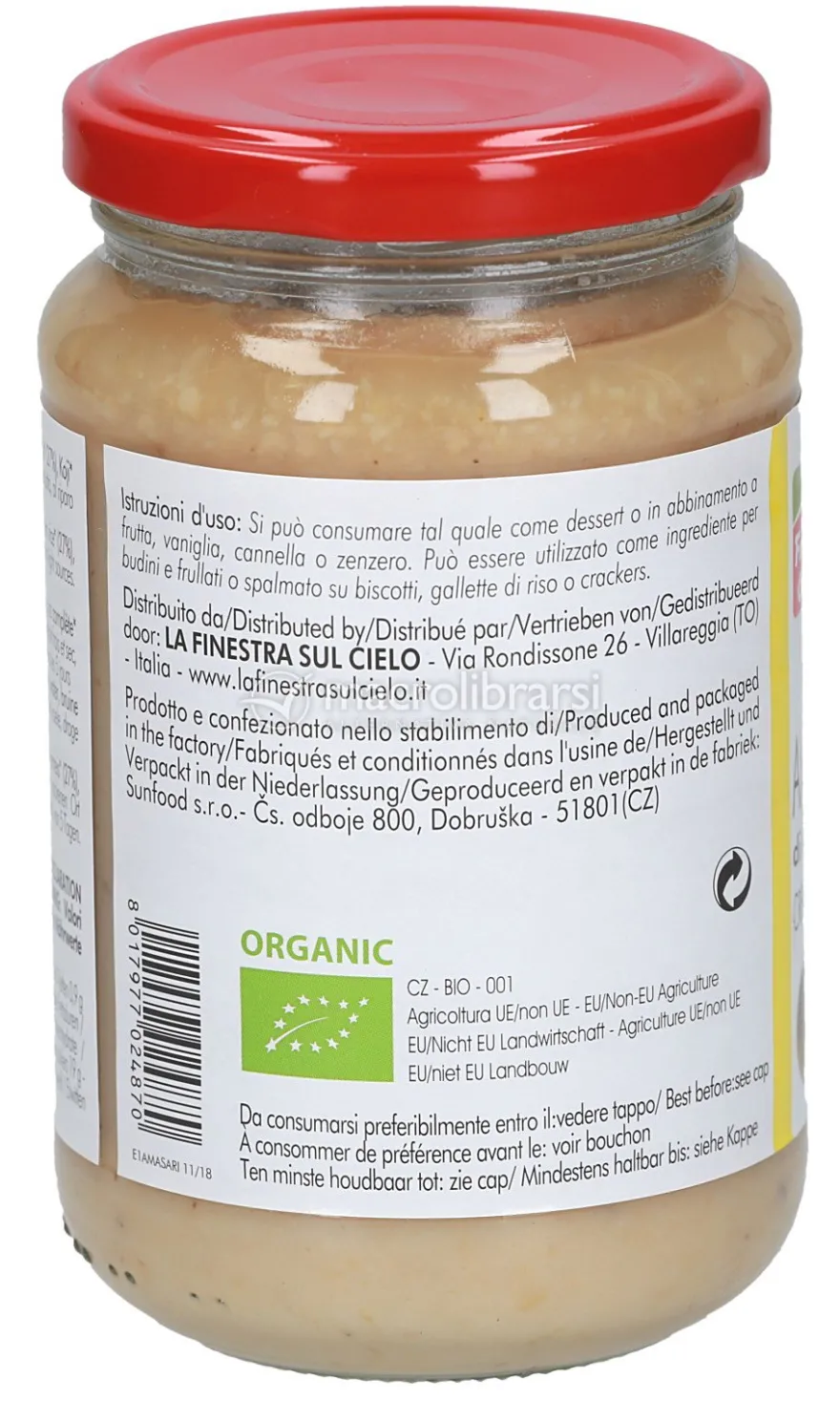 Amasake di Riso Integrale Bio - Crema Dolce di Riso