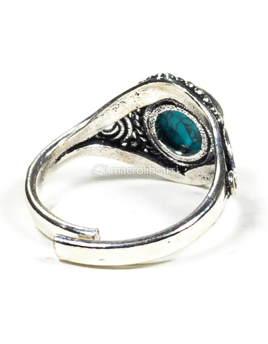 Anello con Pietra Incastonata - Turchese