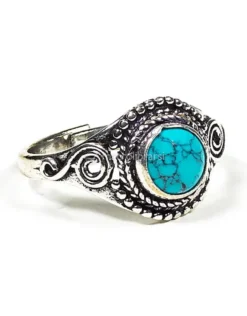Anello con Pietra Incastonata - Turchese