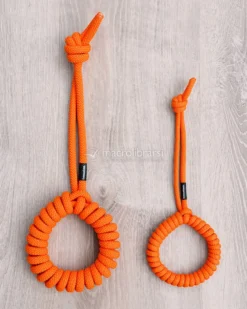 Anello da Lancio con Corda per Cani Loopy Arancione - Piccolo - 32 Cm