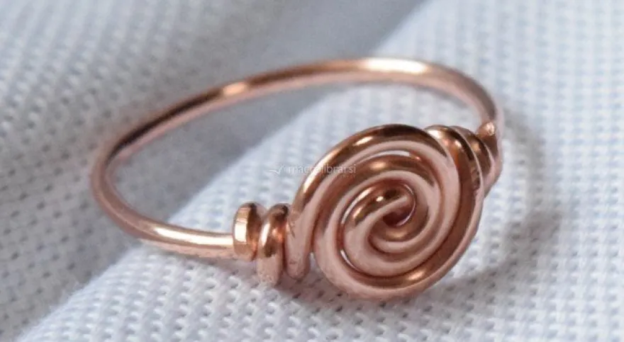 Anello in Rame Yin Yang - Piccolo