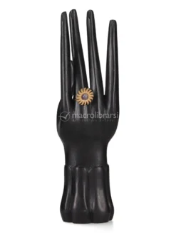 Anello Sole in Acciaio Inox - Ametista