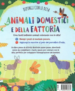 Animali Domestici e della Fattoria - Dipingi con le Dita