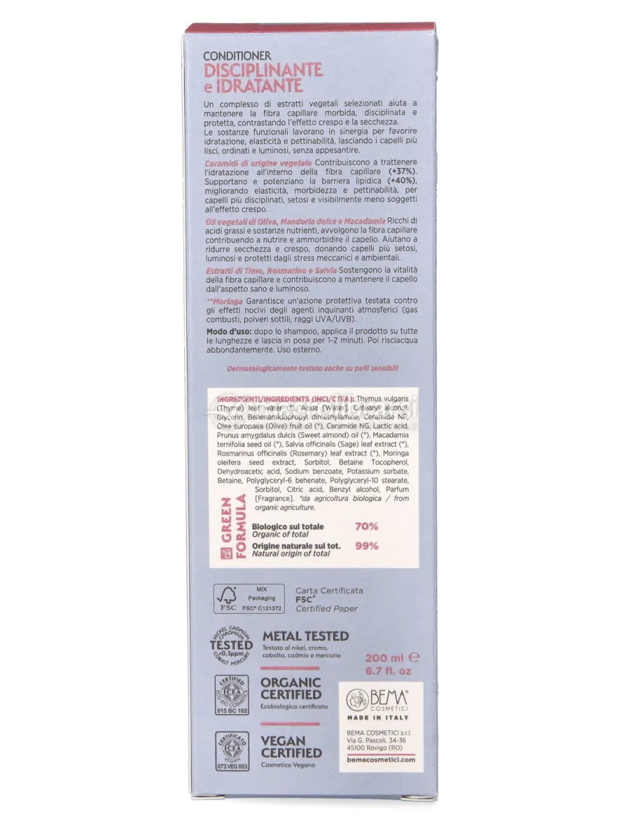 Anti-Frizz Conditioner Balsamo Disciplinante Bio