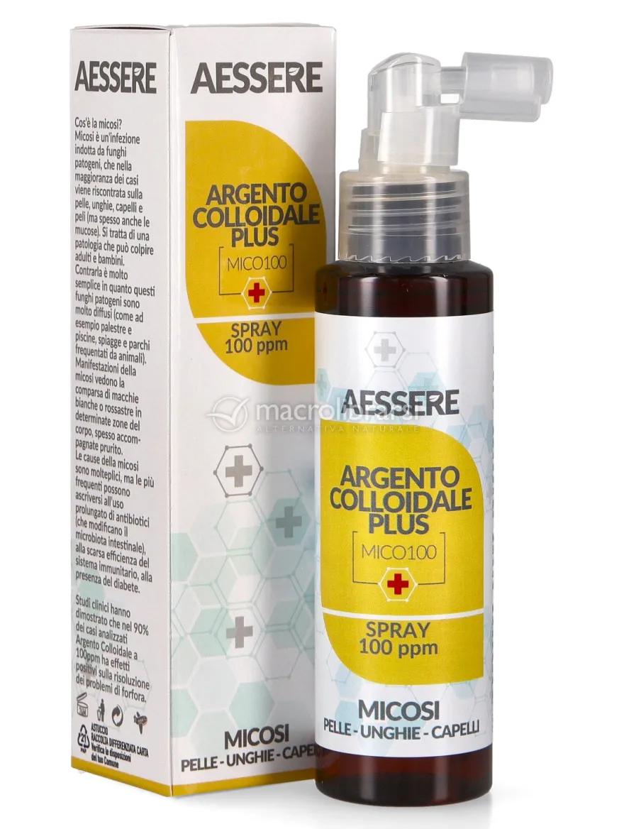 Argento Colloidale Plus Micosi - Mico 100 - Spray 100 ppm