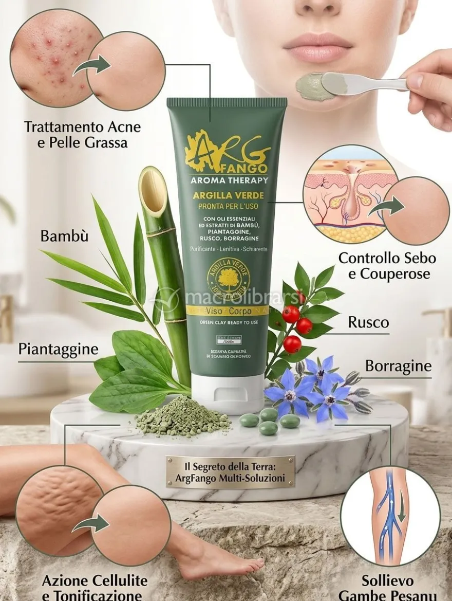 Argilla Verde con estratti di Bambù "ArgFango"