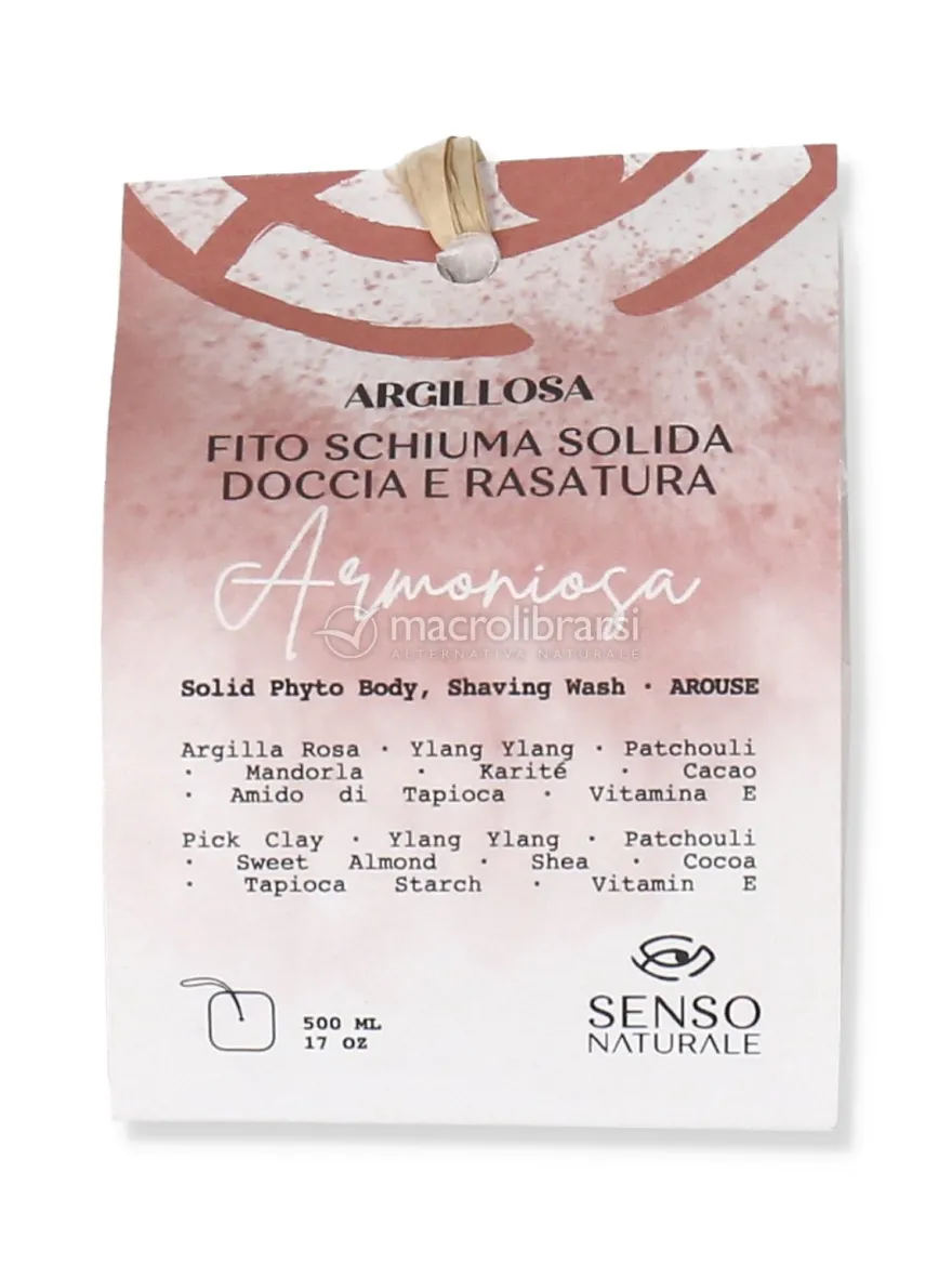 Argillosa - Docciaschiuma e Schiuma Solida da Rasatura - Armoniosa