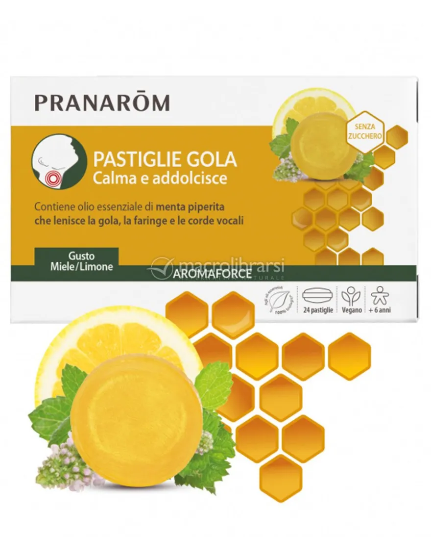 Aromaforce - Pastiglie Gola Miele/Limone