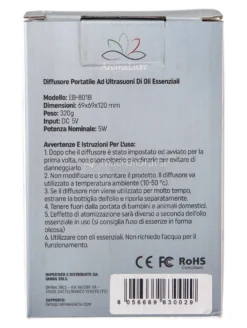 Aromaluxe - Diffusore di Oli Essenziali senza Acqua - Grigio
