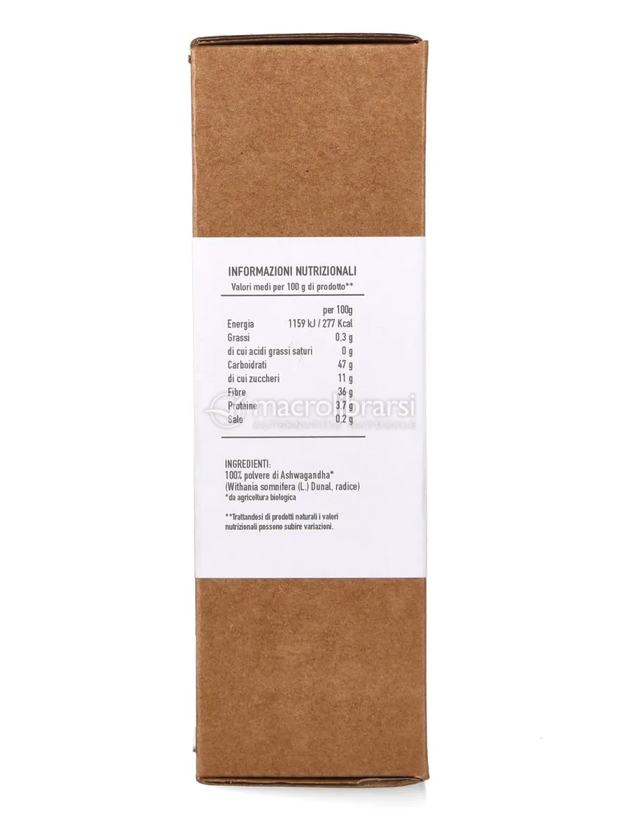 Ashwagandha in Polvere Bio