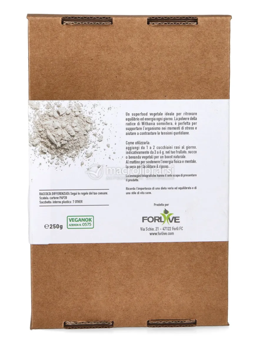 Ashwagandha in Polvere Bio