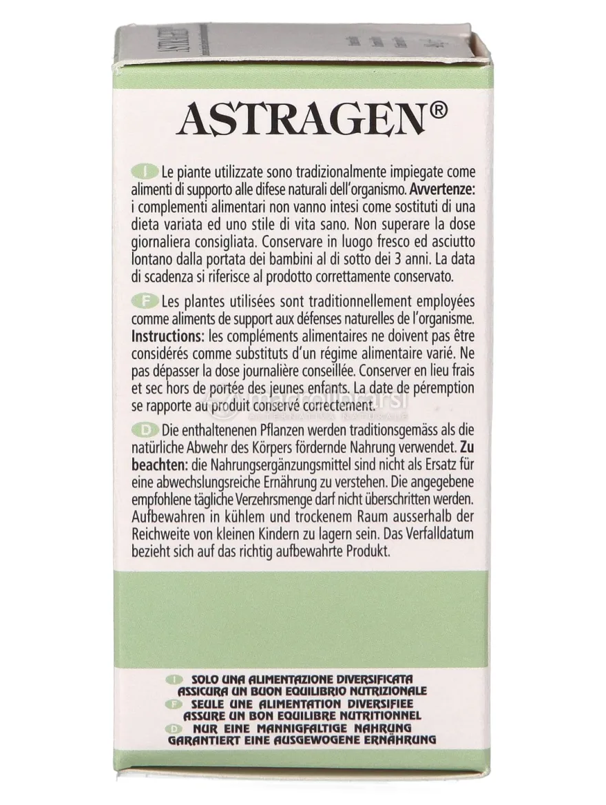 Astragen® - Integratore di Astragalo, Zenzero e Cannella