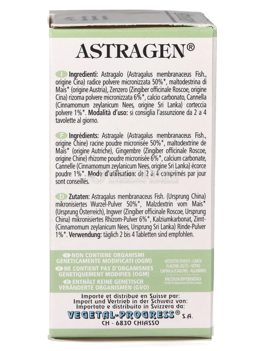 Astragen® - Integratore di Astragalo, Zenzero e Cannella