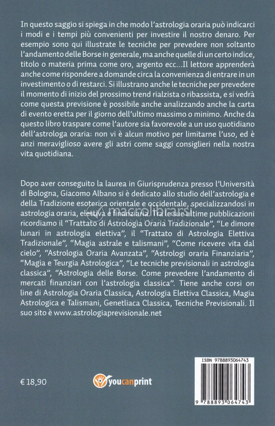 Astrologia Oraria Finanziaria
