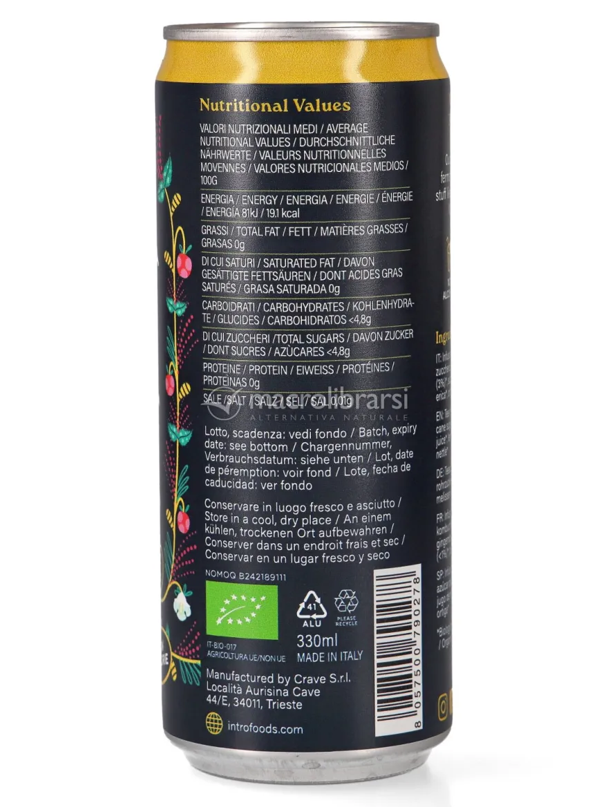 Atomic Ginger Kombucha - Zenzero e Melissa