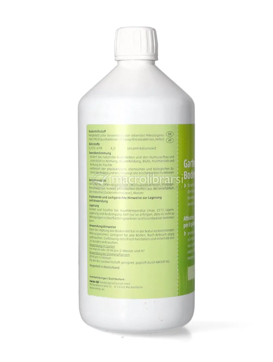 Attivatore per il Giardino e il Suolo EMIKO® con Microrganismi EM® - 1 l