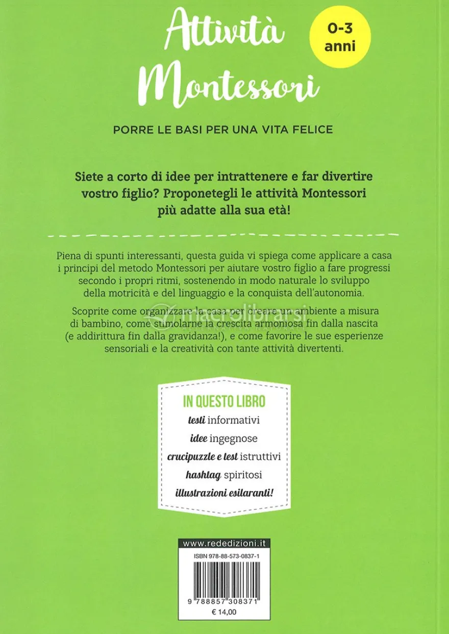 Attività Montessori da 0 a 3 Anni