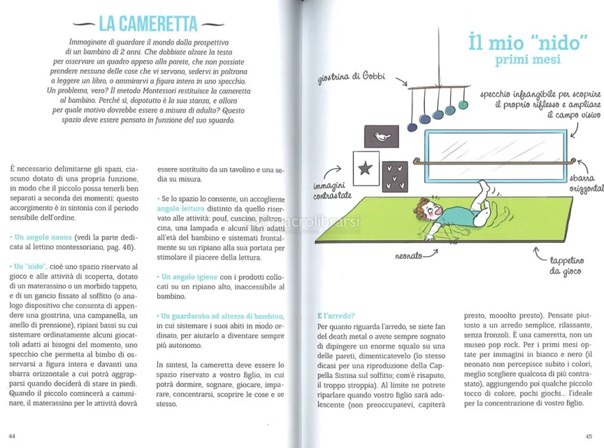 Attività Montessori da 0 a 3 Anni
