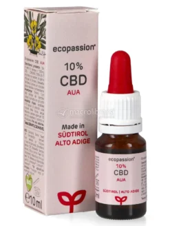 AUA - 10% Cbd + Enotera, Boswellia, Tea Tree E Limone - 10 ml
