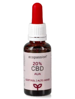 AUA 20 - 20% Cbd + Enotera, Boswellia, Tea Tree e Limone - 30 ml