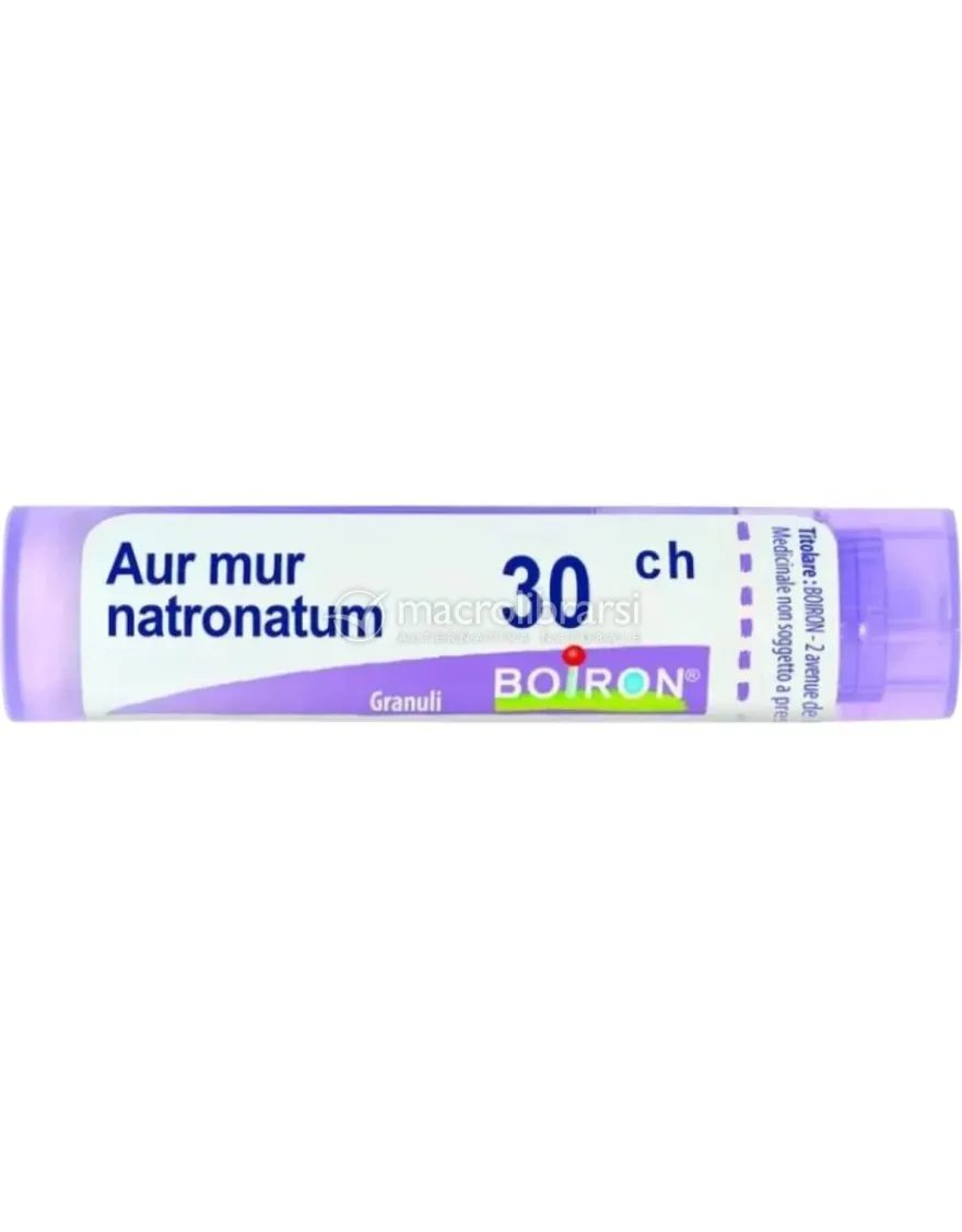 Aurum Muriaticum Natronatum Boiron 30CH Granuli