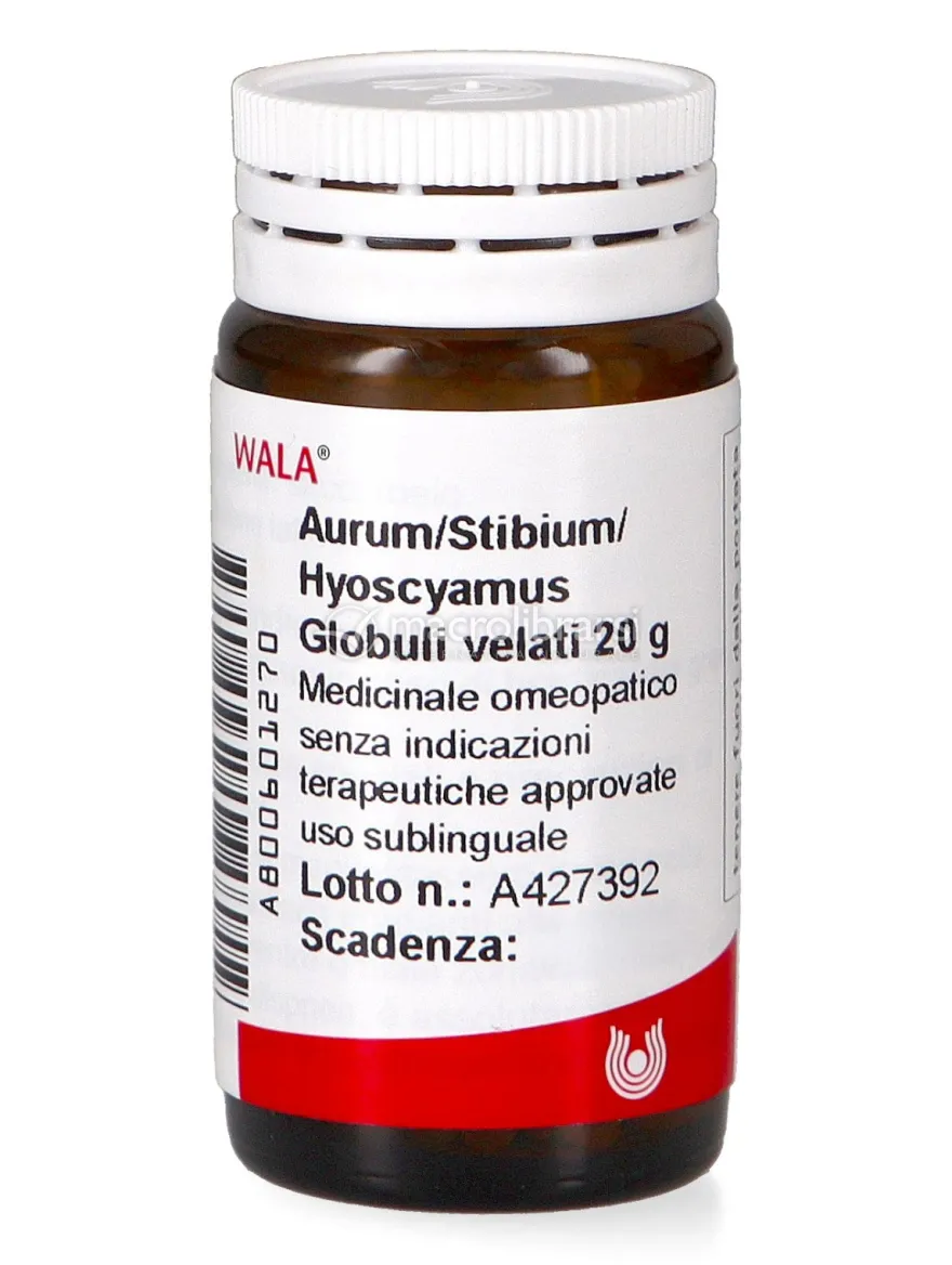 Aurum / Stibium / Hyoscyamus Globuli Velati 20g