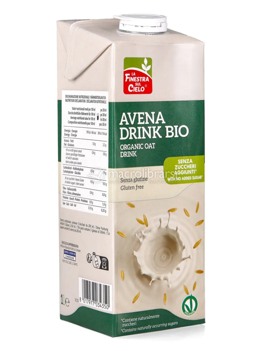 Avena Drink Bio - Bevanda di Avena senza glutine