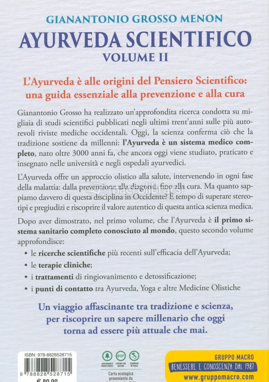 Ayurveda Scientifico Vol. 2 - La Prevenzione e la Cura