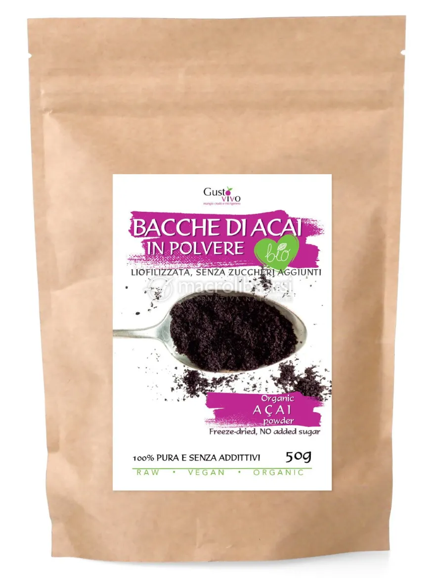 Bacche di Acai in Polvere Biologica - 50 g