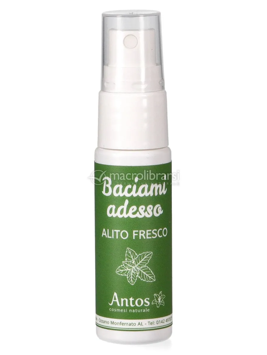 Baciami Adesso - Spray Rinfrescante Alito con Menta Piperita e Attivi Vegetali