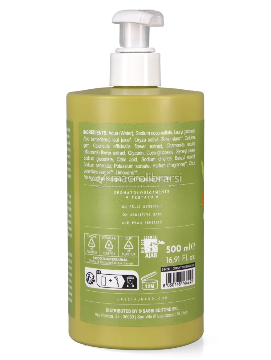 Bagnetto e Shampoo Baby Bio Dinosauro Cracky