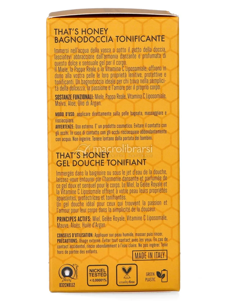 Bagnodoccia Tonificante - That's Honey