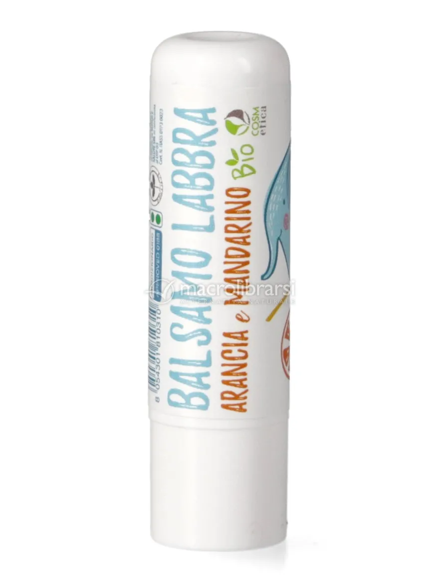 Balsamo Labbra Linea Baby Gaia - Arancia e Mandarino