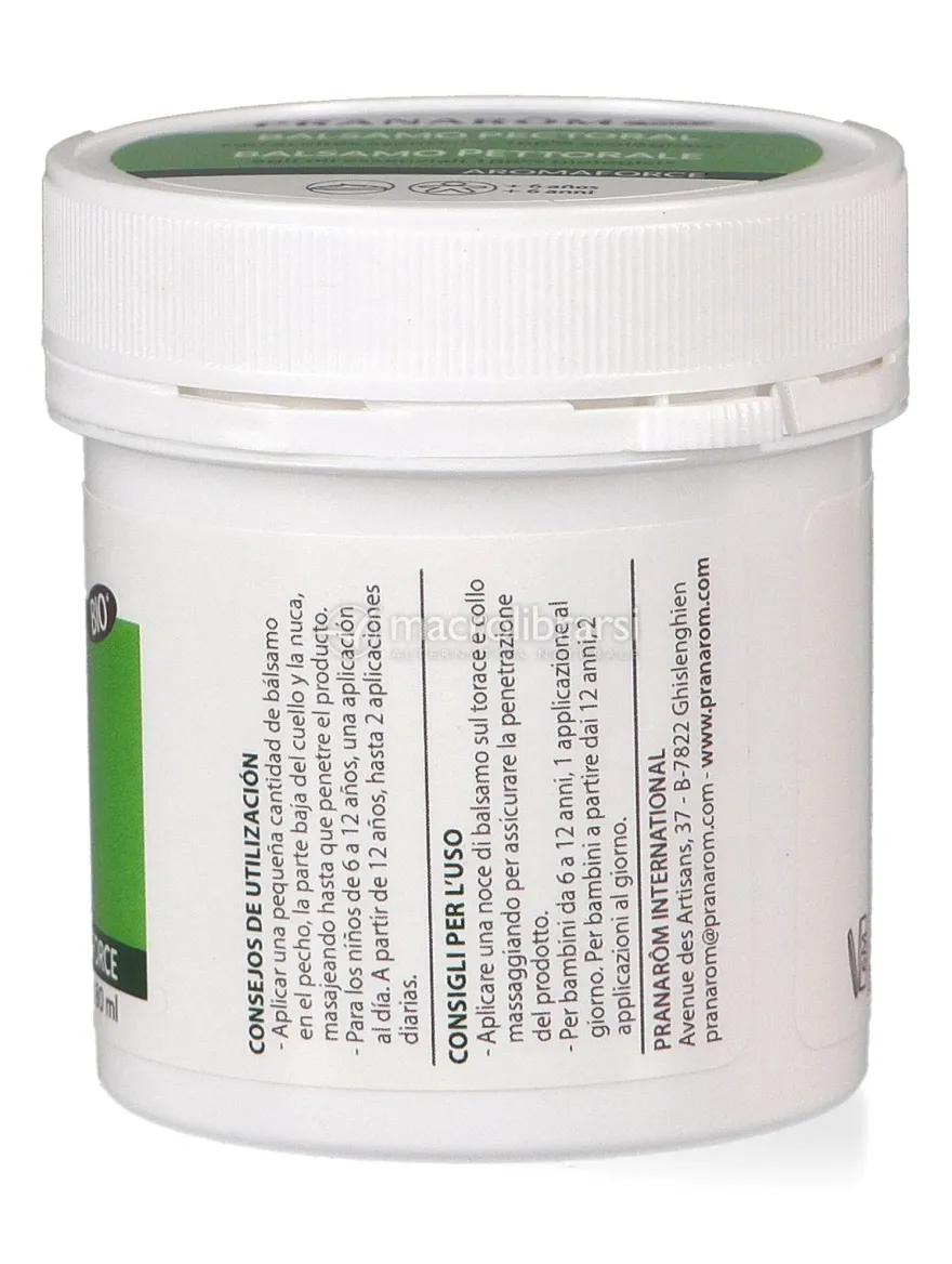 Balsamo Pettorale con Olio Essenziale di Eucalipto - Aromaforce