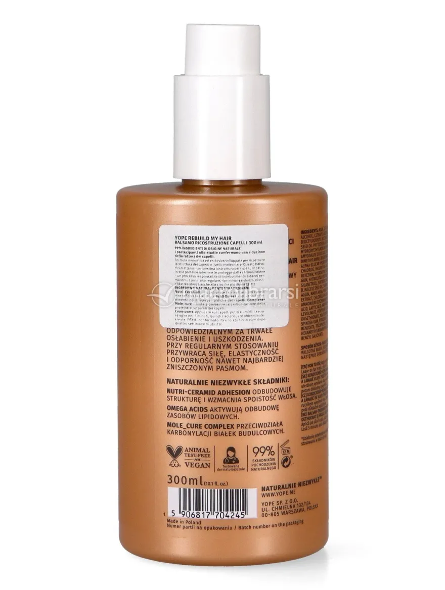 Balsamo Ricostruzione Capelli Rebuild My Hair