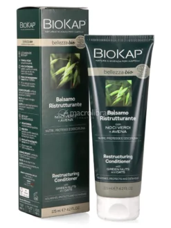 Balsamo Ristrutturante con Noci Verdi e Avena - Biokap Bellezza Bio